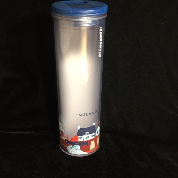 NWT Starbucks England YAH Tumbler Mug Stonehenge Tea Pot Tennis Thames Phone - Picture 3 of 5